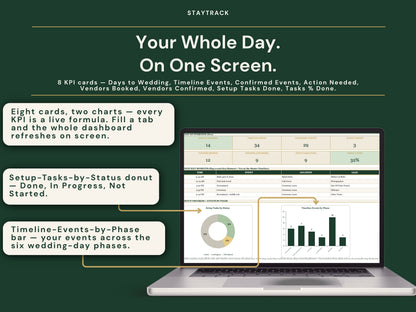 Wedding Day Timeline Template — Run of Show, Vendor Schedule & Printable Day-Of Summary (Google Sheets & Excel)