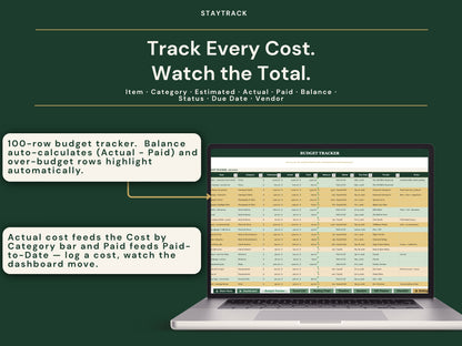 Complete Wedding Planner Spreadsheet — Budget, Guest List, Seating, Timeline & 12-Month Checklist (Google Sheets & Excel)