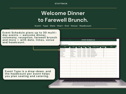 Destination Wedding Planner Spreadsheet — Travel, Hotels, Vendors & Budget in USD (Google Sheets & Excel)