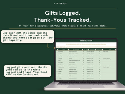 Wedding Guest List & Seating Chart Template — RSVP, Meal & Gift Tracker (Google Sheets & Excel)
