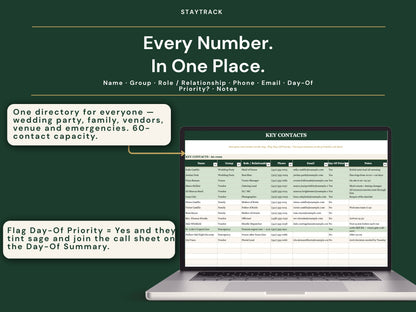 Wedding Day Timeline Template — Run of Show, Vendor Schedule & Printable Day-Of Summary (Google Sheets & Excel)
